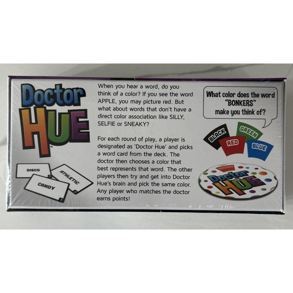 Randomline Doctor Hue Game Your True Colors Board Game 200 Cards 6 Color Wheels - Picture 2 of 5